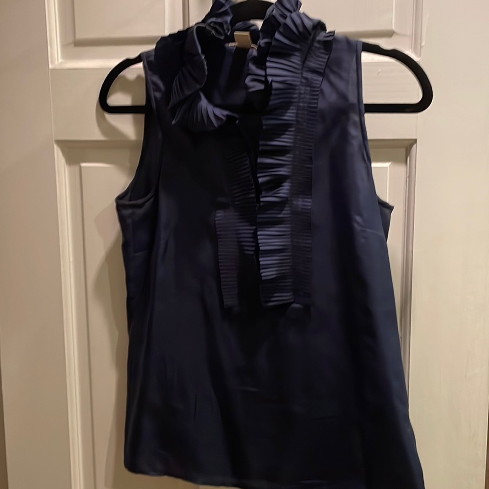 Blue, silk